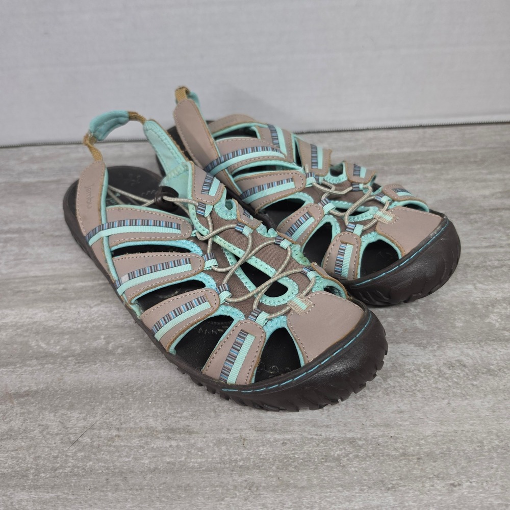 Jambu All Terra Design Women 7.5 Brown Aqua Water Sandals Hiking Sport Shoes